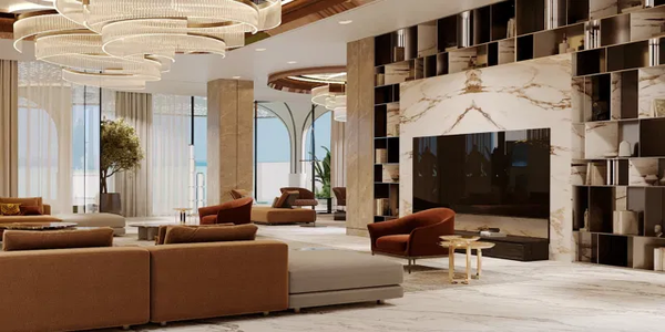 فيلا فاخرة - أعمال الديكور